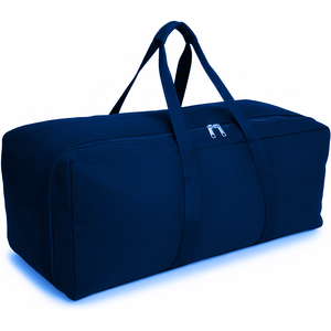 Unisex Nylon Gym Duffle Bag 30-40L with <b>Adjustable</b> <b>Strap</b> and Shoe Compartment Casual Sport Travel Duffel Bag - Product Image 6