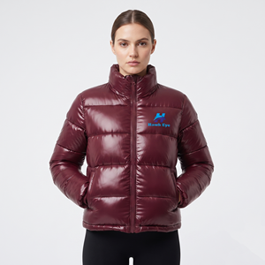 Veste matelassée d'hiver personnalisée avec logo 2026, vente en gros, veste matelassée pour femmes, doudoune pour femmes - Product Image 5