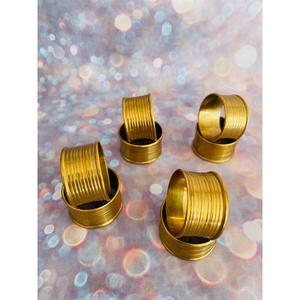 <b>Wedding</b> Decor Luxury Napkin Rings Set of 4 Handmade Latest Design Napkins <b>Tissue</b> Holder Decorative Ring Metal Crafts - Product Image 5
