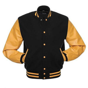 Embroidery <b>Jackets</b> Custom Printing Long Sleeve <b>Men's</b> <b>Baseball</b> <b>Jacket</b> <b>Men</b> Plain Blank Letterman <b>Jackets</b> - Product Image 4