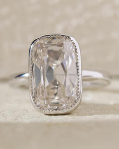 IGI/GIA Lab Grown Cut Diamond Vintage 14k Yellow Wedding/Engagement Ring Unisex Fine White Gold <b>for</b> Anniversary Party-Worthy - Product Image 3