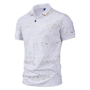 Camisetas Polo Slim Fit para hombre con material flexible que ofrece un estilo moderno, adecuado para cenas, reuniones, práctica deportiva y uso diario. - Product Image 5