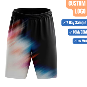 กางเกงบาสเก็ตบอลแบบซับลิเมชั่นพิมพ์ลายไทไดสำหรับผู้ชาย ขายส่ง - Product Image 1