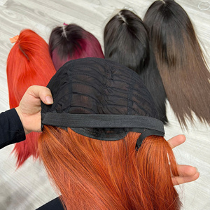 Produit phare : Perruque lisse couleur os, cheveux 100% humains, super double drawn, pour un look élégant, idéale pour tous ceux qui recherchent un style polonais. - Product Image 2