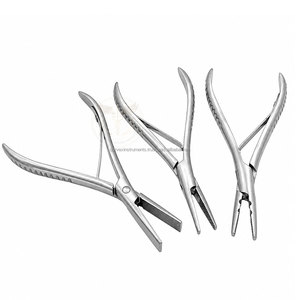 Pince à cheveux en acier inoxydable argenté de 7 pouces avec deux trous, outils de retrait d'extensions de cheveux en kératine (pince de 7 pouces) - Product Image 2