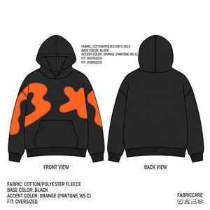 ไม่มีขั้นต่ำในการสั่งซื้อ รับผลิตตามแบบ โรงงานขายส่ง เสื้อฮู้ดกันลมบุโพลีเอสเตอร์ 100% สำหรับฤดูหนาว พิมพ์ลายแบบพัฟ ซิปแบบรูดขึ้นลง สำหรับผู้หญิง - Product Image 4