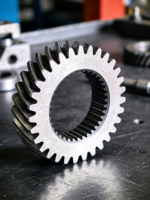 Engrenage usiné CNC OEM de haute qualité, axe d'engrenage personnalisé non standard pour équipements miniers et industriels, machines lourdes
