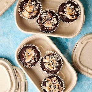 ภาชนะบรรจุอาหารย่อยสลายได้แบบใช้แล้วทิ้ง ฝาปิดทนความร้อนและความเย็น ทำจากชานอ้อย เหมาะสำหรับงานเลี้ยง ร้านอาหาร และอาหารแบบกลับบ้าน - Product Image 4