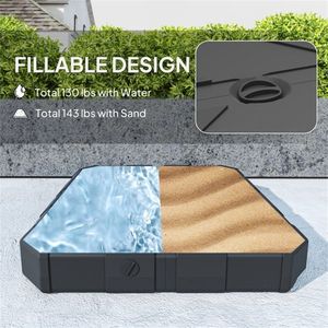 Ombrellone da Giardino e Patio con Palo in Acciaio Inossidabile - Forma Quadrata per Spiaggia e Uso in Hotel/Ristoranti - Product Image 5