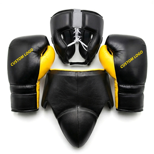 Ensemble de gants de boxe Winning Style pour compétition de boxe, vente en gros, cuir, absorbant les chocs, respirant, durable - Product Image 1