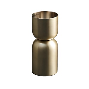 Gold Double Cocktail Jigger Stainless Steel Japanese Style 25/50ml Measuring <b>Cup</b> with Handle Bar Spirit Measure Barware Tool Set - Product Image 2