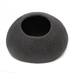 Wholesale SAMYAK Eco-Friendly Wool Cat Hideaway Bed | Enclosed Cat Cave | Removable & Washable Bulk Pet Bed Supplier - Product Image 1