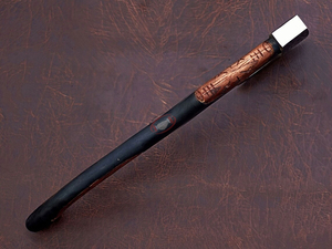 Hacha de Cocina de Acero con Alto Contenido de Carbono, Diseño Grabado con Ácido, Mango de Madera, Garantía de 3 Años, Uso en Cocina, Venta Caliente - Product Image 4
