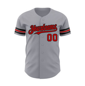 Camiseta de Béisbol Yourteams para Hombre, Manga Corta, Poliéster Transpirable, Cierre de Botones, Ropa Deportiva para Adultos, Personalizada con Serigrafía - Product Image 3