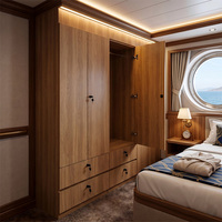 Casier de cabine marin ignifuge approuvé DNV avec ventilation, armoire et aménagement intérieur personnalisé pour navire