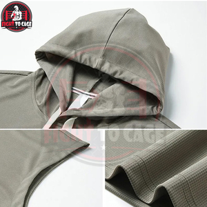 Ropa Deportiva Ligera de Otoño para Fisicoculturismo, Absorbente de Humedad, para Gimnasio, Correr, Uso Casual, Sudaderas sin Mangas, Pantalones Cortos - Product Image 6