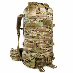 Custom Large Capacity Outdoor Hiking Backpack Waterproof <b>Camping</b> Travel <b>Rucksack</b> Multi Pocket Trekking Adventure Bag - Product Image 2