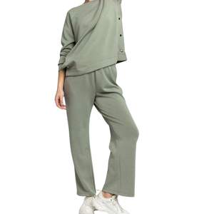 Pantalones de Forro Polar para Mujer al por Mayor, Mezcla de Algodón y Poliéster, Pantalones Deportivos de Alta Calidad, Colores y Tallas Personalizadas - Product Image 2