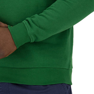 Sweat-shirt à capuche pour homme en gros, couleur verte unie personnalisée, en molleton 100 % coton, coupe oversize, respirant, avec poche, col de haute qualité - Product Image 6