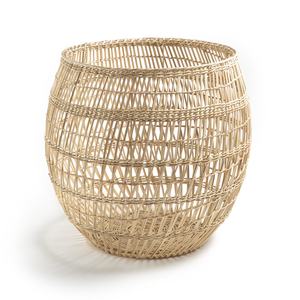 Cesta Tejida a Mano de Bambú y Ratán, Organizador de Almacenamiento Sostenible para el Hogar, Diseño Rústico de Fibra Natural, Personalizable - Product Image 3