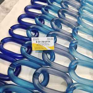 Cadena de Pared de Resina Blanca Mate para Decoración del Hogar, Arte de Pared Acrílico Moderno para Sala de Estar, Dormitorio u Oficina - Product Image 3