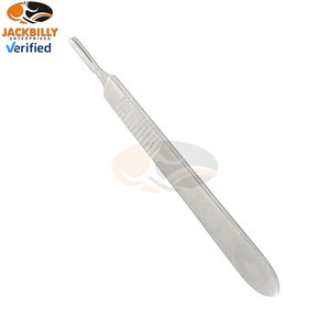 Cuchillo Bisturí de Acero Inoxidable Premium con Mango, 20 Hojas Quirúrgicas Estériles, Corte Duradero, Resistente a la Oxidación, Certificado CE, Profesional - Product Image 4