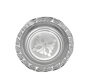 Plato de servir de aluminio con diseño atractivo, color plateado, para postres, el más vendido. - Product Image 6