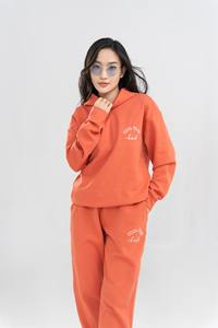 Ensemble sweat-shirt et jogging pour femme 100% coton Sweat-shirts et pantalons de survêtement pour l'automne printemps Taille XS Sweat-shirt uni de haute qualité - Product Image 4