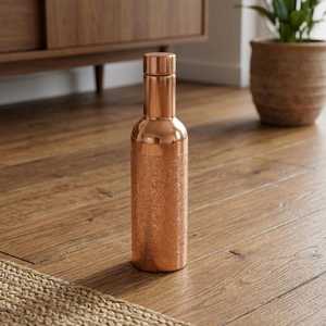Decorative Copper Water <b>Bottle</b> Enamel Printing Modern Luxury Design Straw Cap Heat-Resistant Dishwasher Microwave Safe - Product Image 4