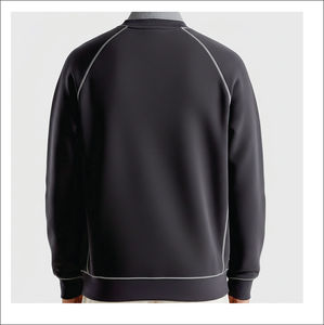 เสื้อสเวตเชิ้ตคอกลมผ้าฟลีซคุณภาพสูงสำหรับทุกเพศทุกวัย แขนยาว ผ้าฝ้ายทรงโอเวอร์ไซส์สำหรับผู้ชาย เสื้อฮู้ดดี้และเสื้อสเวตเชิ้ตแบบสั่งทำพิเศษ - Product Image 2