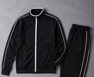 Low MOQ Custom Tracksuit Manufacturer Wholesale Men Women Sportswear Set Private Label Gym Jogging Training Running Wear - Product Image 3