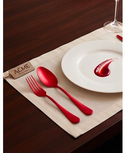 Ensemble de couverts rose chic, finition élégante, acier inoxydable moderne, ustensiles de table élégants, vaisselle élégante pour la maison et les événements - Product Image 6