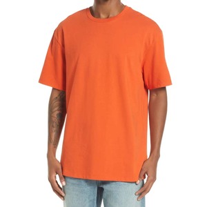 เสื้อยืดคอกลมแขนสั้นผู้ชายผ้าฝ้ายแท้ 100% สีทูโทน สั่งผลิตได้ตามแบบ OEM ระบายอากาศได้ดี แห้งเร็ว เหมาะสำหรับออกกำลังกาย พร้อมโลโก้ด้านหน้า - Product Image 2