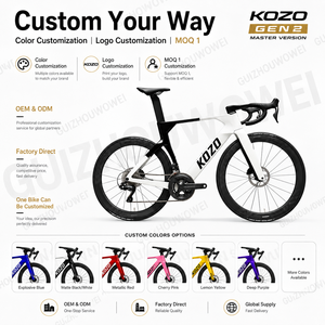 Vélo de route en carbone KOZO2 T800 Ultegra Di2 électronique 2x12, pneus 700x28C, freins à disque hydrauliques, jeu de roues 50 mm, vélo de course - Product Image 5