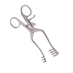 Écarteur chirurgical auto-serrant de qualité supérieure, à pointes émoussées 3x4, 14 cm, en acier inoxydable, pour la rétraction tissulaire et la chirurgie - Product Image 6