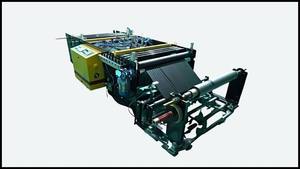 Machine de découpe de film de paillage entièrement automatique et robuste MFPM 1200 D avec moteur, boîte de vitesses, roulement, 6KW, capacité 50-60m/min, télécommande - Product Image 1