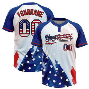 Latest Style Wholesale <b>Baseball</b> Two Button Shirts Design Your Own Product <b>Baseball</b> Two Button Shirts - Product Image 1