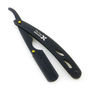 Rasoir manuel pliant en acier inoxydable à prix abordable, couteau de barbier de sécurité à lame unique pour homme, pour le visage et la barbe - Product Image 6