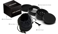 VA Classique 63mm Aluminium Herb & Spice Grinder 4 pièces Vente en gros pour Fumer Accessoire pour Cigarettes pour Fumer Accessoires