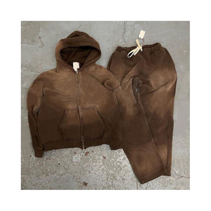 Conjunto de Sudadera y Pantalones Deportivos Personalizados para Hombre, el Mejor Fabricante y Proveedor, Chándal de Algodón Grueso para Hombre - Product Image 1