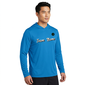 Camiseta de Baloncesto Personalizada – Jersey de Equipo de Alto Rendimiento con Capucha y Manga Larga |   Nombre y número del equipo personalizados - Product Image 3