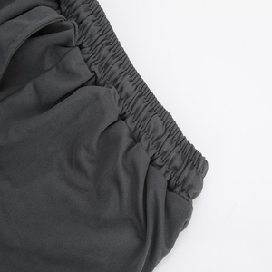 Shorts de baseball décontractés pour hommes, couleur unie, respirants, séchage rapide, toile écologique, 100% polyester, anti-plis, élastiques - Product Image 2