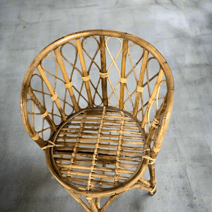 Wholesale Handcrafted Bamboo Chair Boho Chic Woven Design Petite Size Curved <b>Frame</b> for Indoor and Outdoor Use Vietnam OEM ODM - Product Image 5