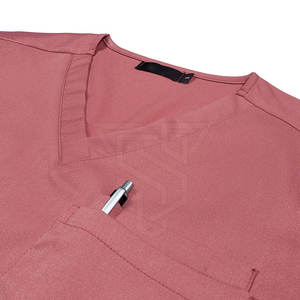 Ensemble d'uniformes médicaux de haute qualité, matière haut de gamme, spandex, prix de gros, bons uniformes médicaux - Product Image 3