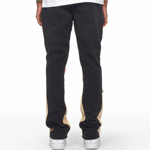 Custom logo Design <b>Trouser</b> Loose Fit Flare Sweat Pants Men Baggy Straight Wide Leg Flare Track Sweatpants men's <b>trousers</b> - Product Image 2