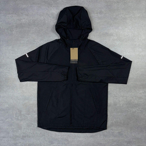 Conjunto Deportivo Personalizado para Hombre, Talla XL, Chaqueta Cortavientos de Poliéster, Pantalones Deportivos, Sudadera con Capucha y Cremallera Completa, Impermeable, 2 Piezas - Product Image 2