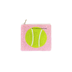 Monedero de ganchillo hecho a mano, diseño de corazones a cuadros rosas, cierre de cremallera, mini, estilo femenino, diseño de amor, monedero personalizado. - Product Image 3