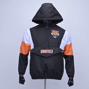 Vestes coupe-vent pull-over vintage années 90 unisexe légères à demi-zip, modèle 49ers Starter brodé – Meilleures ventes - Product Image 1