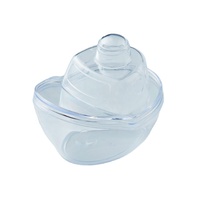 Boîte à bijoux pliable classique ronde transparente Kwang Hsieh, emballage en plastique écologique réutilisable