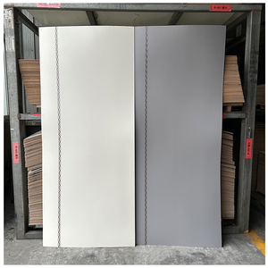 Revêtement de porte en mélamine de haute qualité, placage moulé MDF HDF pour matériaux de construction, idéal pour les sous-sols, vente en gros au prix d'usine - Product Image 1
